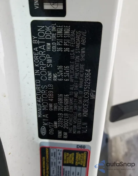 2018 Kia Niro Touring from USA, damaged, VIN KNDCE3LC9J5129364